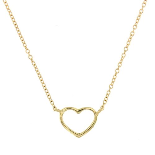 Collana cuore filo sottile oro 750‰ 1,8 g
