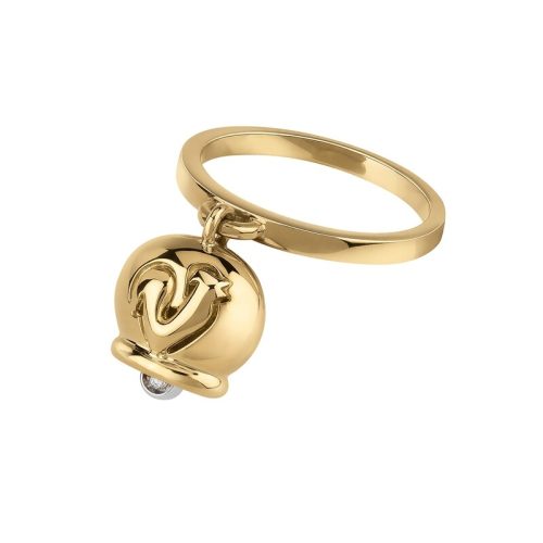 Anello Campanelle oro giallo 18kt