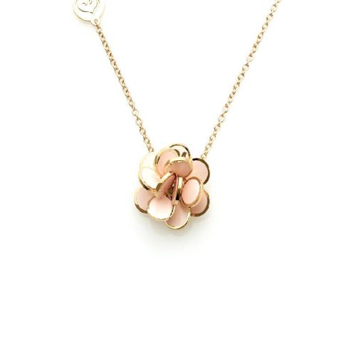 Ciondolo Paillettes oro rosa