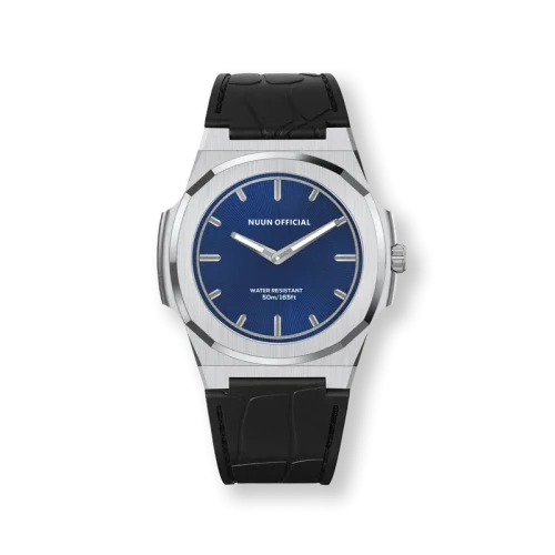 MS Silver 38mm in blue